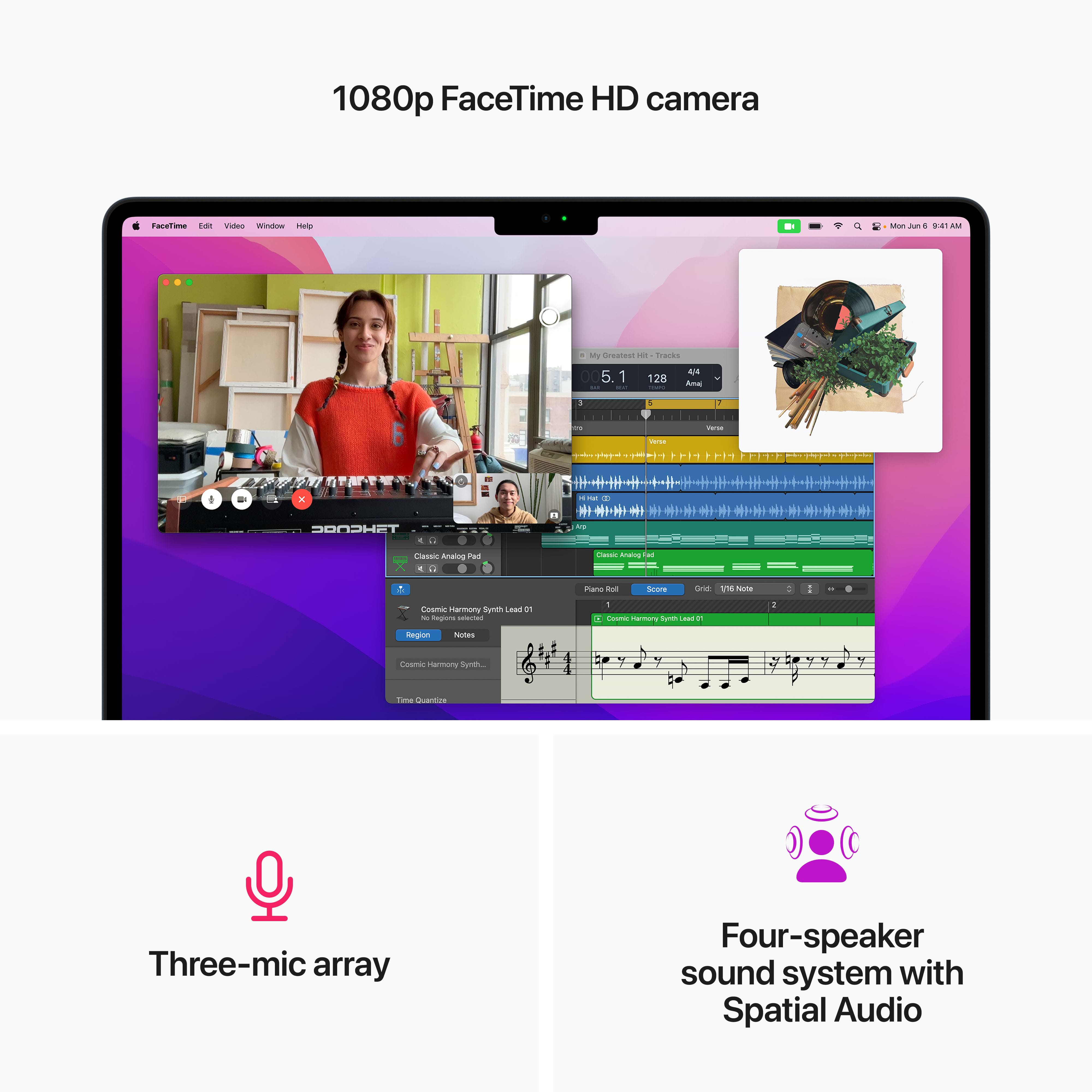 מחשב נייד Apple MacBook Air 13 - MC7X4HB/A - M2 Chip 8-Core CPU 8-Core GPU 256GB SSD 16GB Unified Memory - צבע שחור חצות שנה אחריות ע