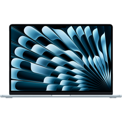 מחשב נייד Apple MacBook Air 15 - MC7A4HB/A M4 chip 10‑core CPU and 10‑core GPU 256GB SSD 16GB RAM - צבע כחול שמיים שנה אחריות ע"י היבואן הרשמי