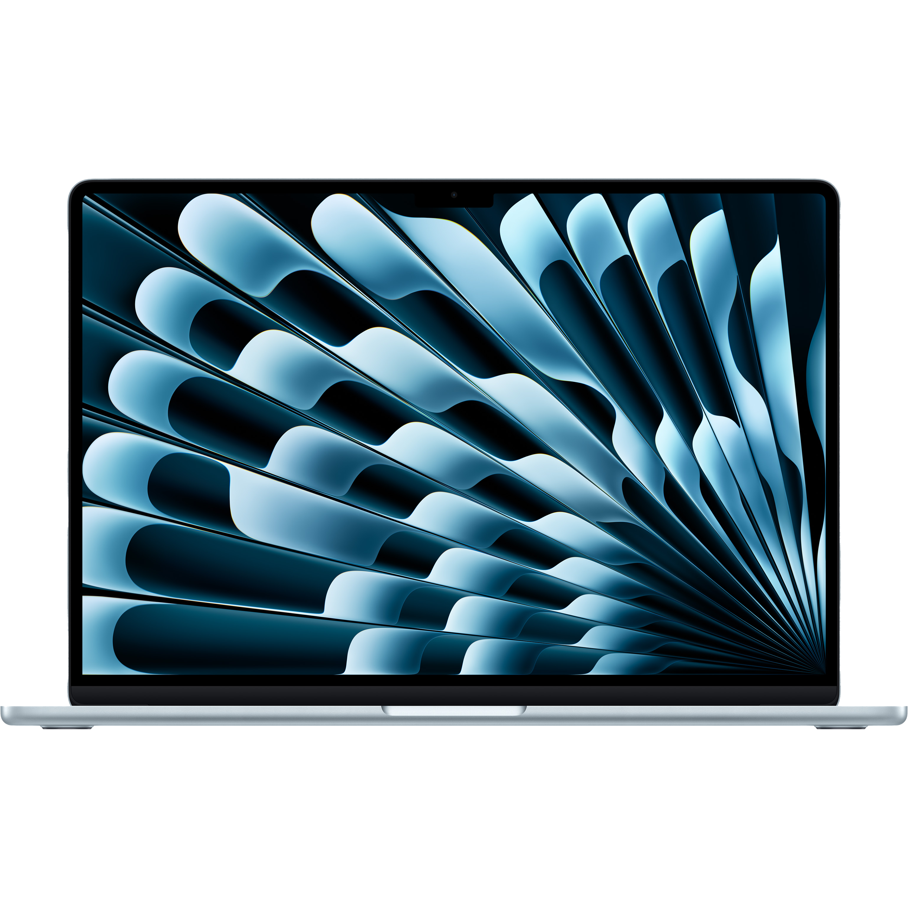 מחשב נייד Apple MacBook Air 15 - MC7D4HB/A M4 chip 10‑core CPU and 10‑core GPU 512GB SSD 24GB RAM - צבע כחול שמיים שנה אחריות ע