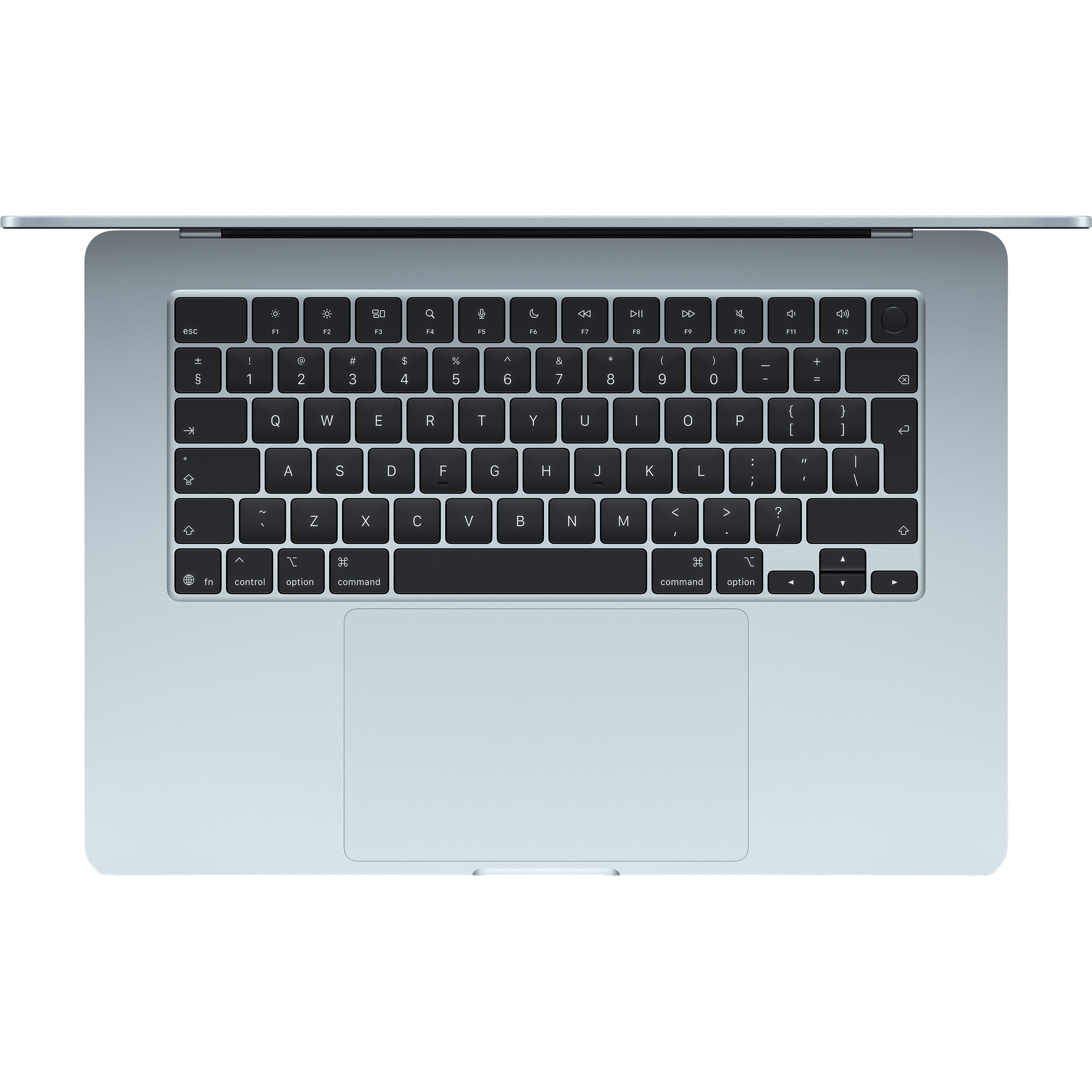 מחשב נייד Apple MacBook Air 15 - MC7A4HB/A M4 chip 10‑core CPU and 10‑core GPU 256GB SSD 16GB RAM - צבע כחול שמיים שנה אחריות ע