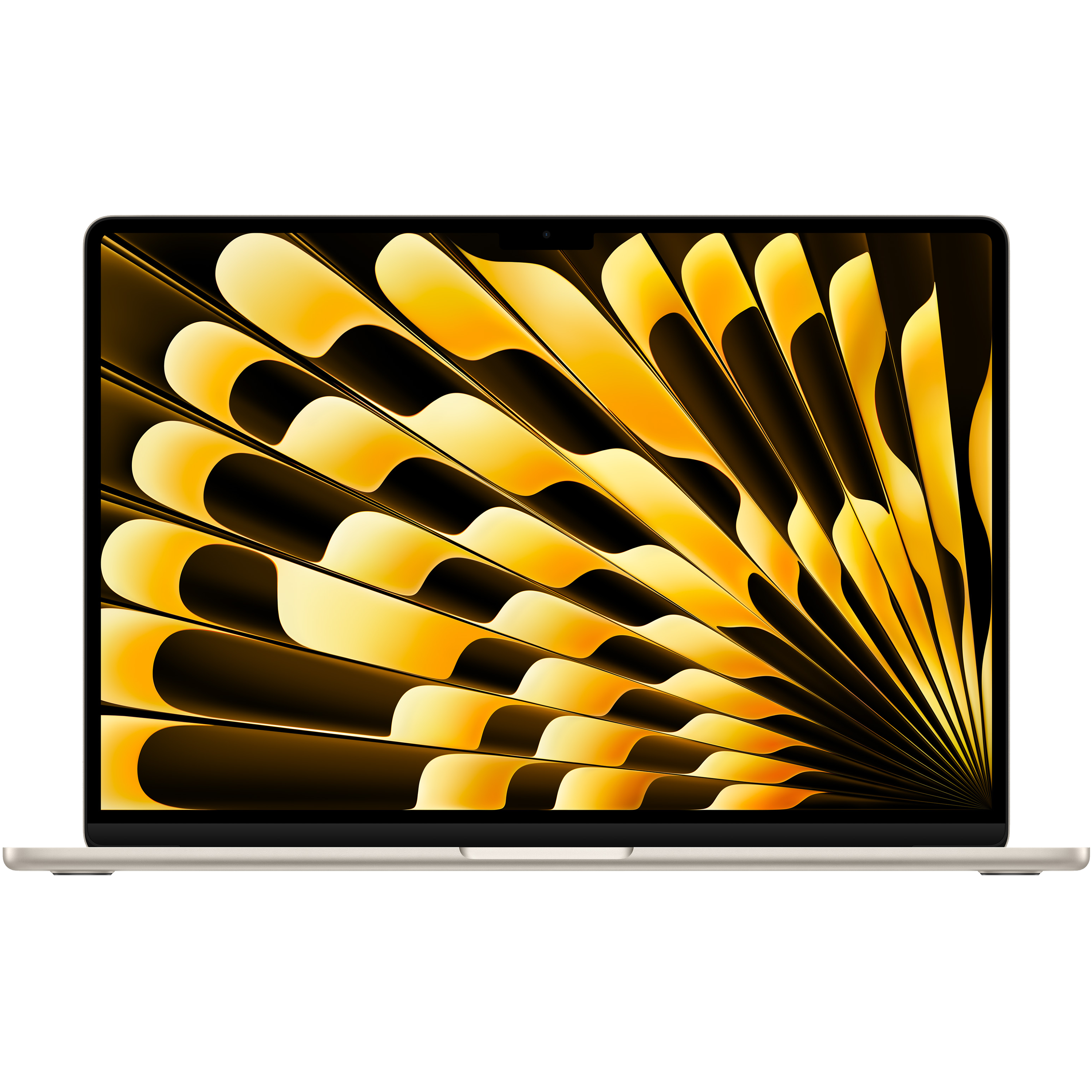 מחשב נייד Apple MacBook Air 15 - MC6K4HB/A M4 chip 10‑core CPU and 10‑core GPU 512GB SSD 24GB RAM - צבע אור כוכבים שנה אחריות ע