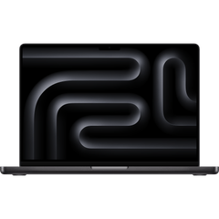 מחשב נייד Apple MacBook Pro 14 - Z1FF000TK M4 Pro chip 14‑core CPU and 20‑core GPU 1TB SSD 48GB RAM - צבע שחור חלל שנה אחריות ע"י היבואן הרשמי