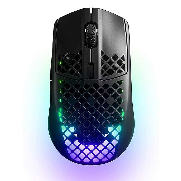עכבר אלחוטי SteelSeries Aerox 3 Wireless 2022 Edition - צבע שחור שנה אחריות עי היבואן הרשמי