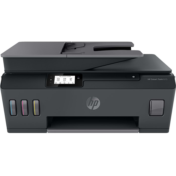 מדפסת אלחוטית משולבת HP Smart Tank 615 AIO - צבע שחור שלוש שנות אחריות עי יבואן הרשמי