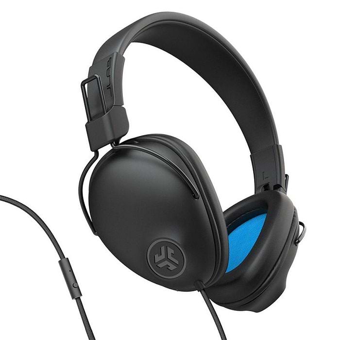 אוזניות חוטיות Jlab Studio Pro Wired - צבע שחור שנתיים אחריות עי היבואן הרשמי
