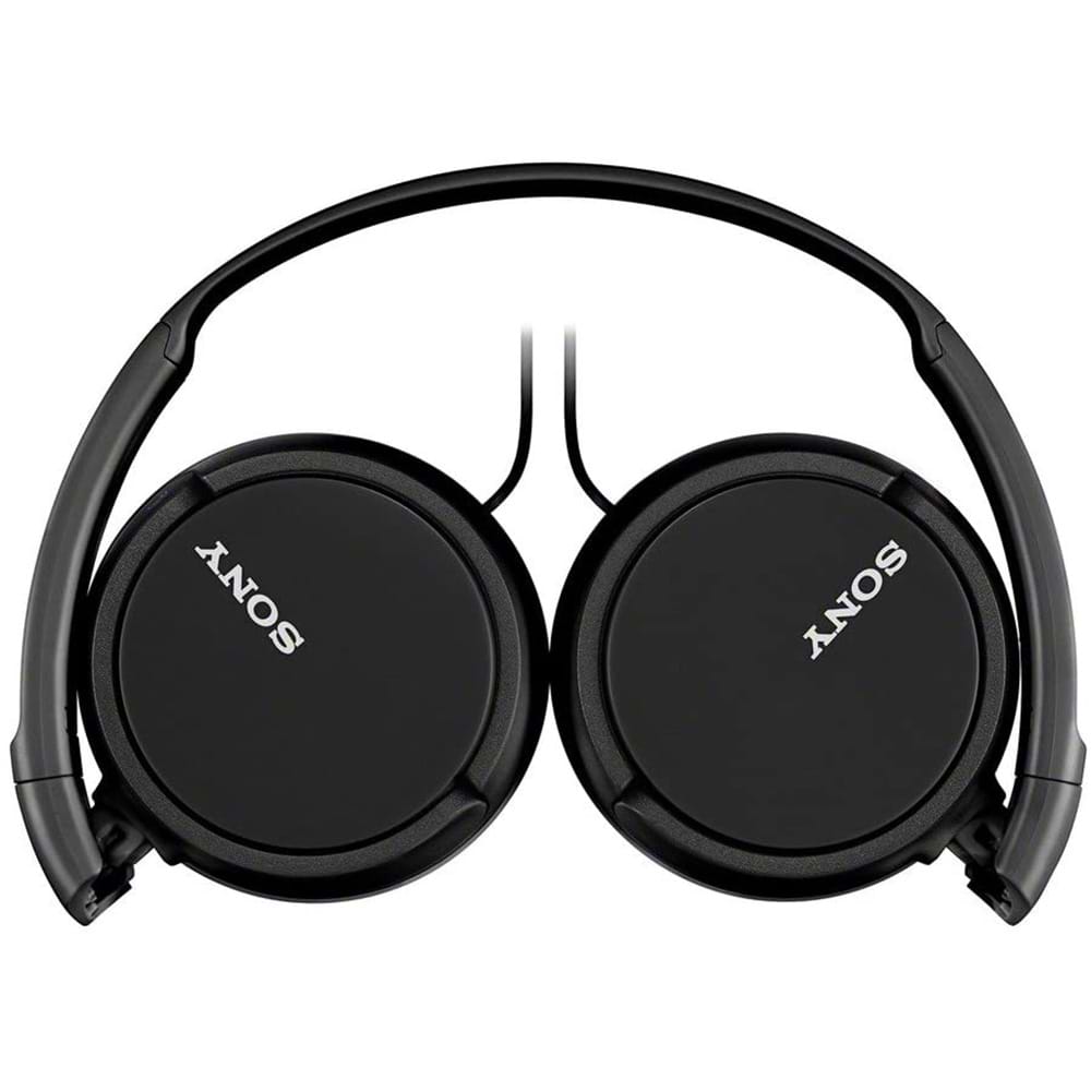 אוזניות חוטיות עם מיקרופון Sony MDR-ZX110AP - צבע שחור שנה אחריות ע
