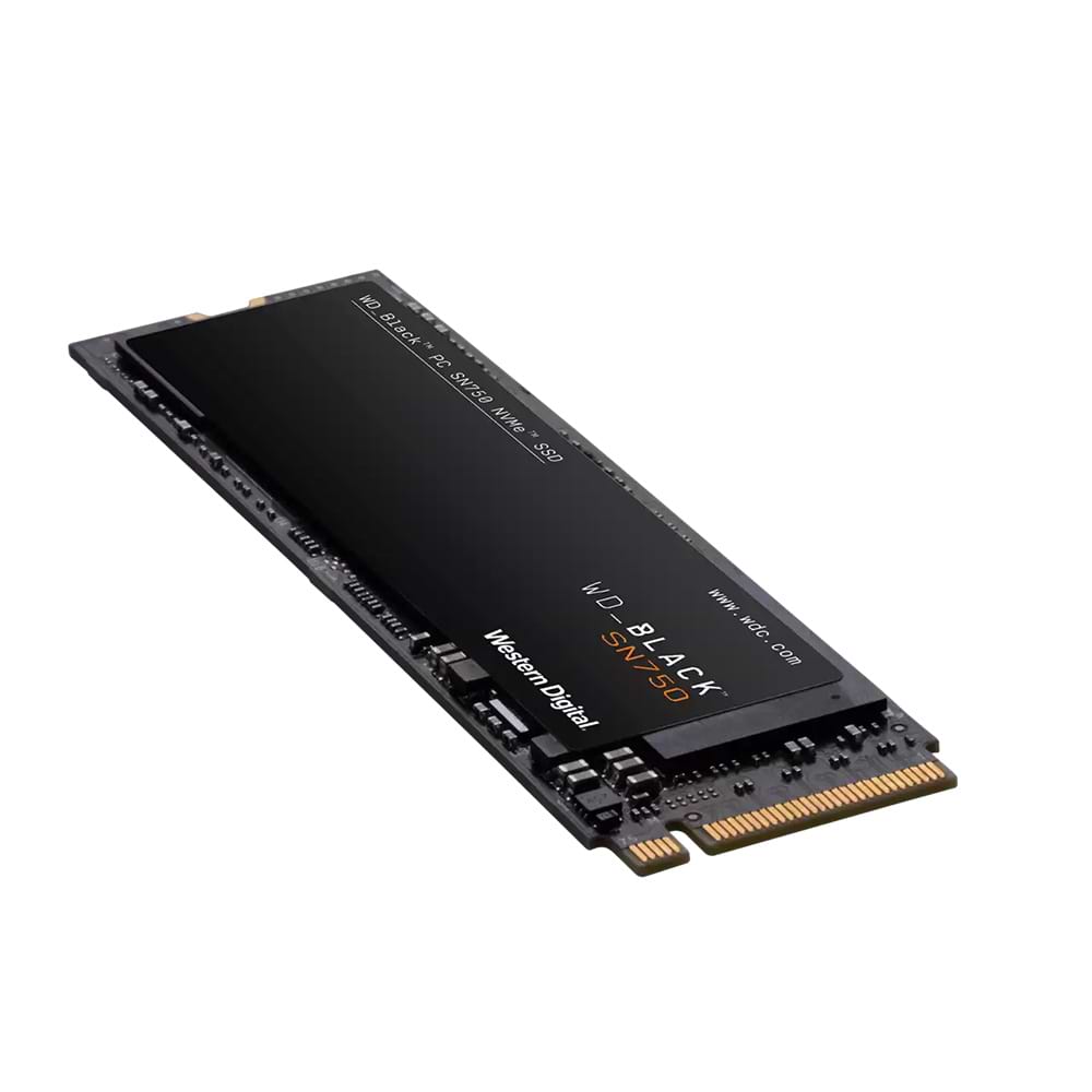 כונן קשיח פנימי  WD Black SN750 NVMe SSD 250GB - צבע שחור חמש שנות אחריות ע
