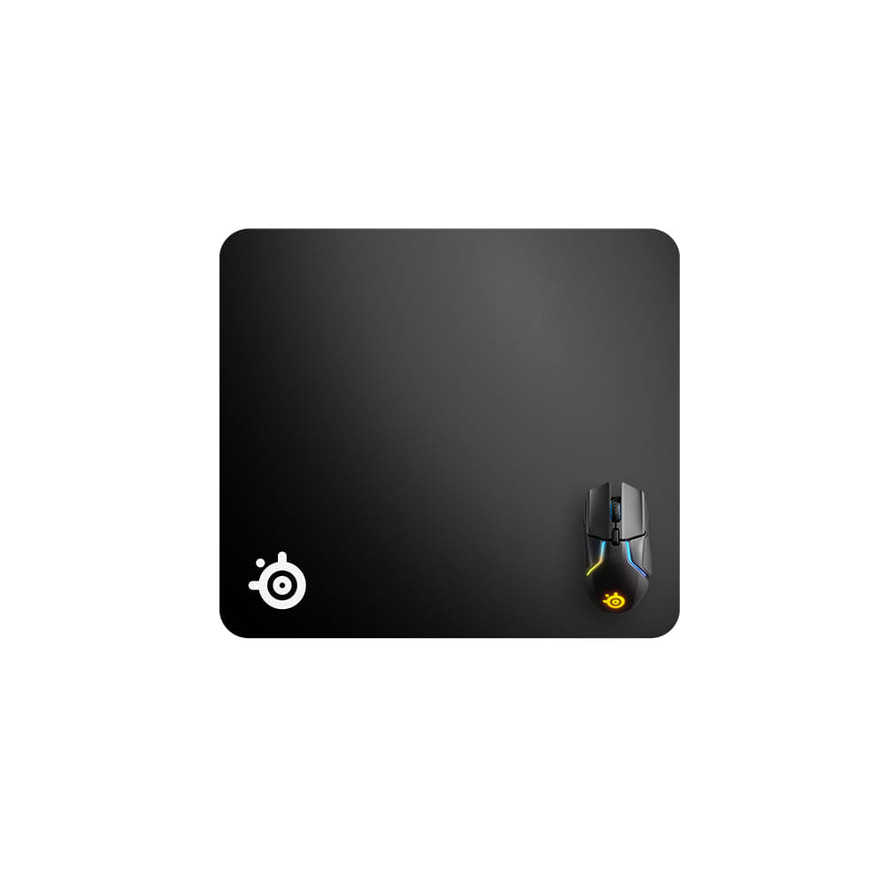 משטח גיימינג SteelSeries QcK Large  - צבע שחור שנתיים אחריות ע
