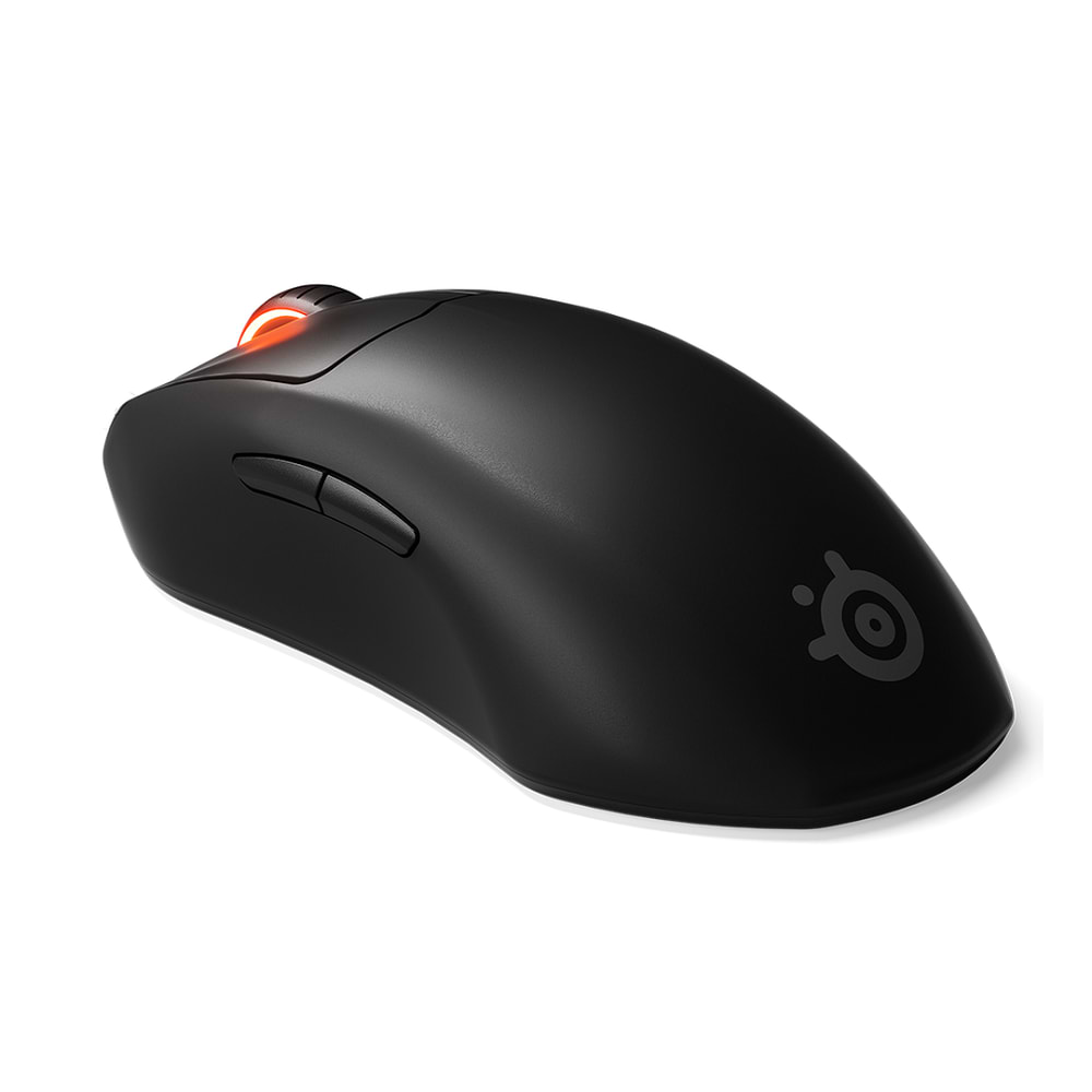 עכבר גיימינג אלחוטי SteelSeries Prime Wireless - צבע שחור שנתיים אחריות ע