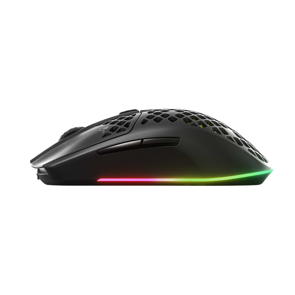 עכבר אלחוטי SteelSeries Aerox 3 Wireless 2022 Edition - צבע שחור שנתיים אחריות ע
