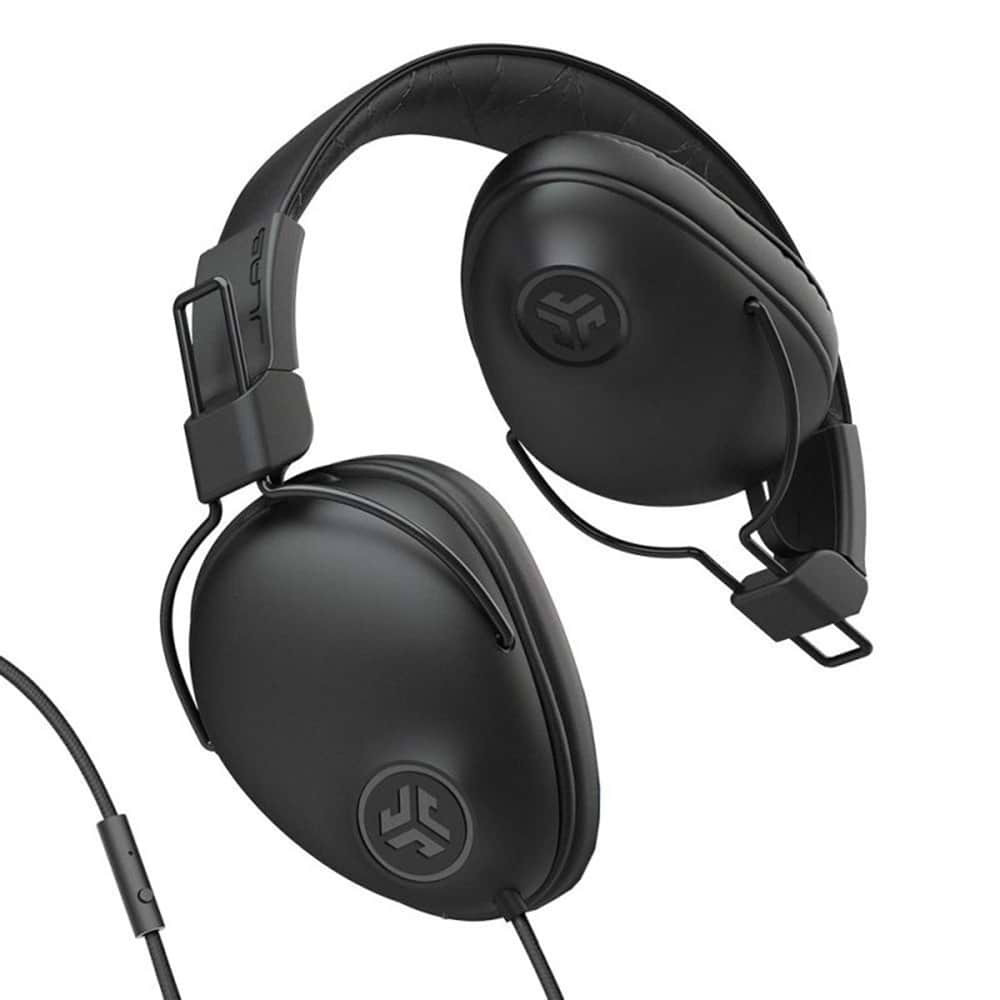 אוזניות חוטיות Jlab Studio Pro Wired - צבע שחור שנתיים אחריות ע