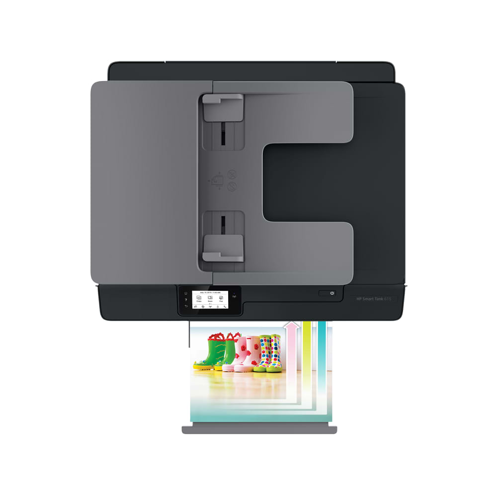 מדפסת אלחוטית משולבת HP Smart Tank 615 AIO - צבע שחור שלוש שנות אחריות ע