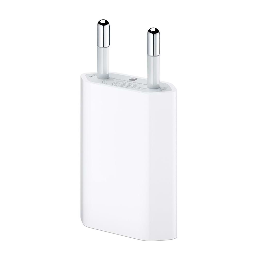 מטען Apple 5W USB Power Adapter - צבע לבן שנה אחריות ע