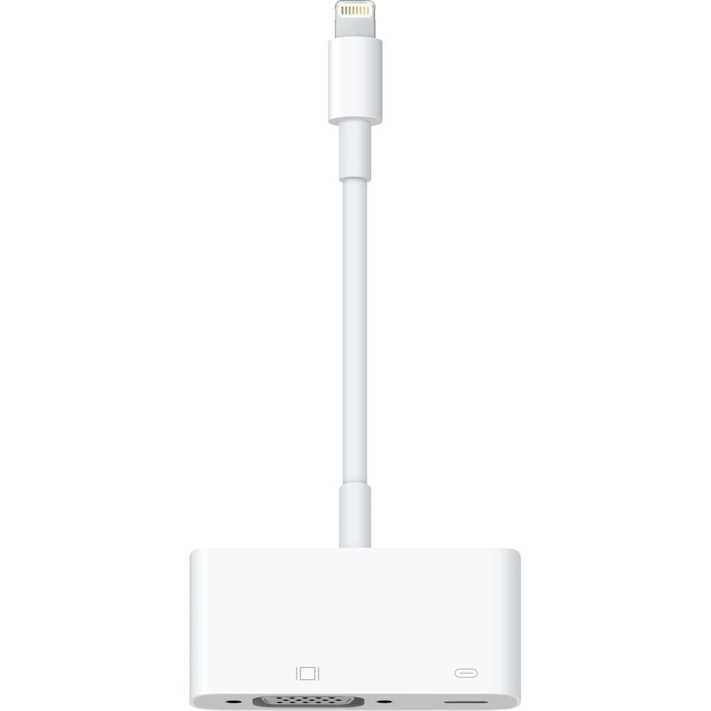 מתאם VGA Multiport to Lightning מקורי של אפל - שנה אחריות ע