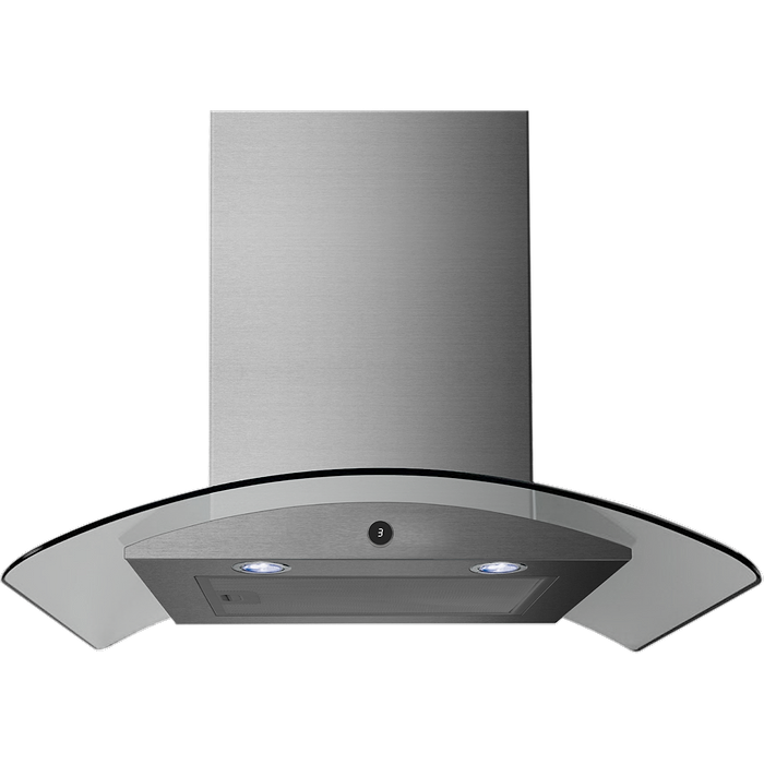 קולט אדים צמוד קיר Midea 60V71/6576 - צבע נירוסטה שלוש שנות אחריות עי היבואן הרשמי