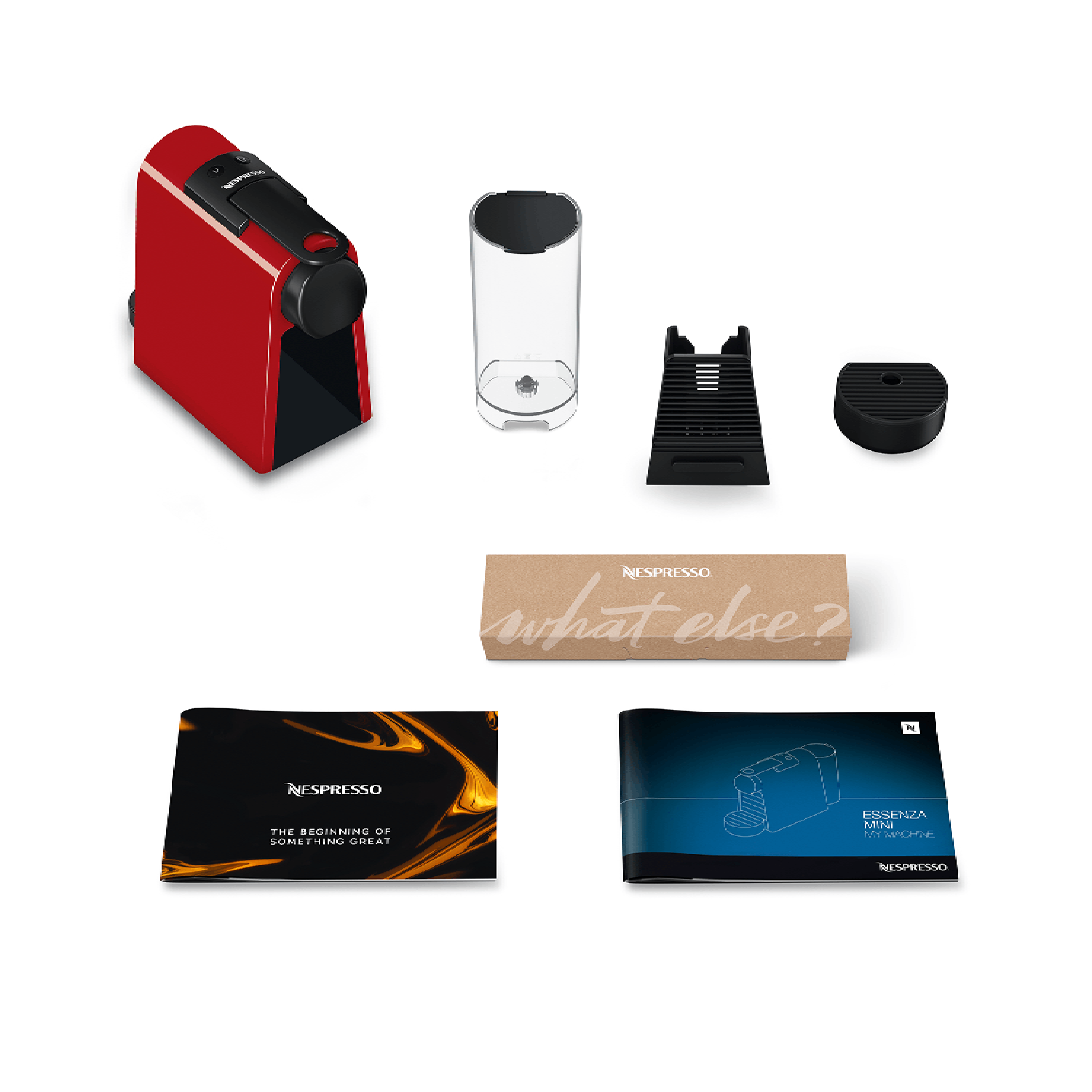 מכונת נספרסו Nespresso Essenza Mini D30 IL Ruby Red - אחריות יבואן רשמי