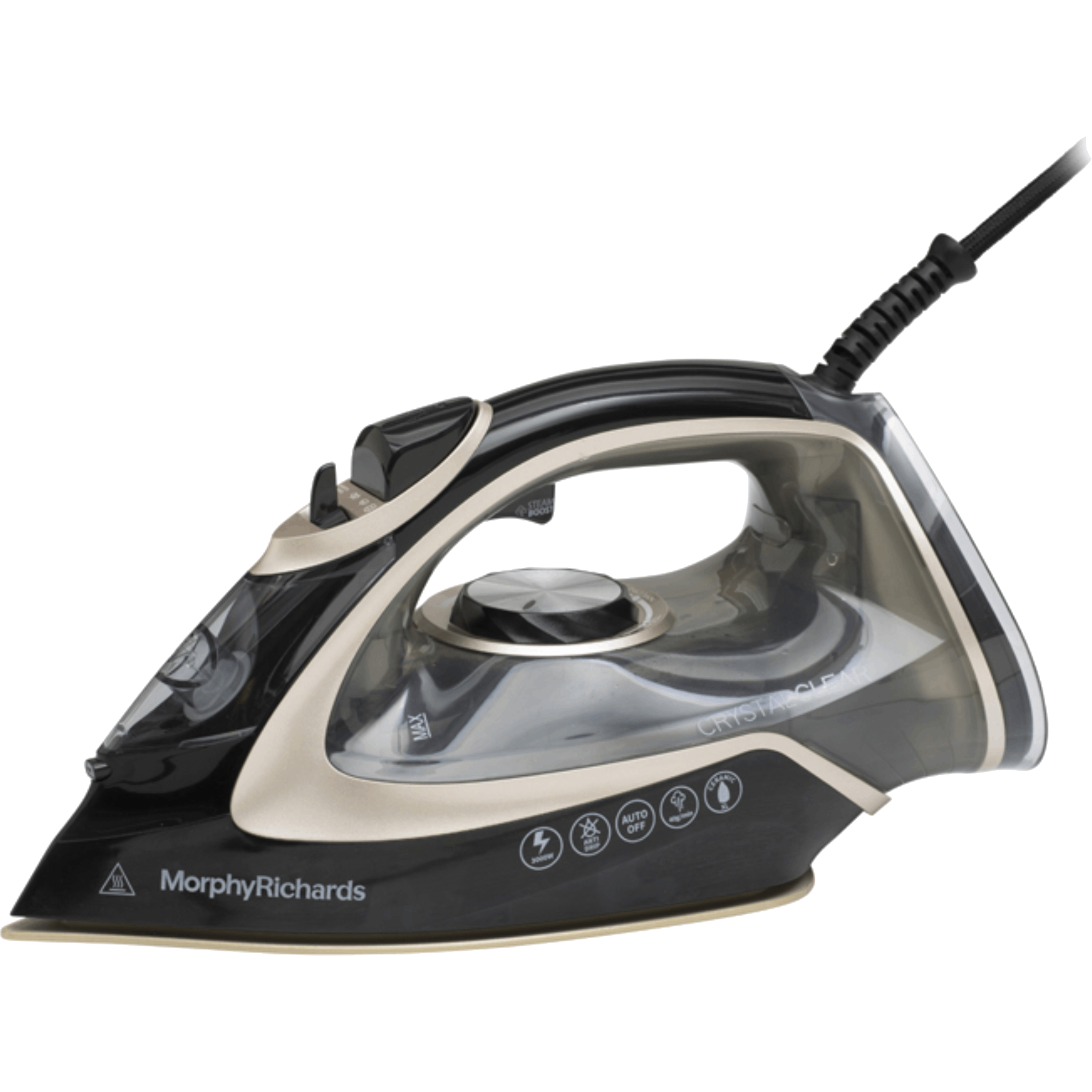 מגהץ אדים Morphy Richards Crystal XL Plate 300308 3000W - שנתיים אחריות ע