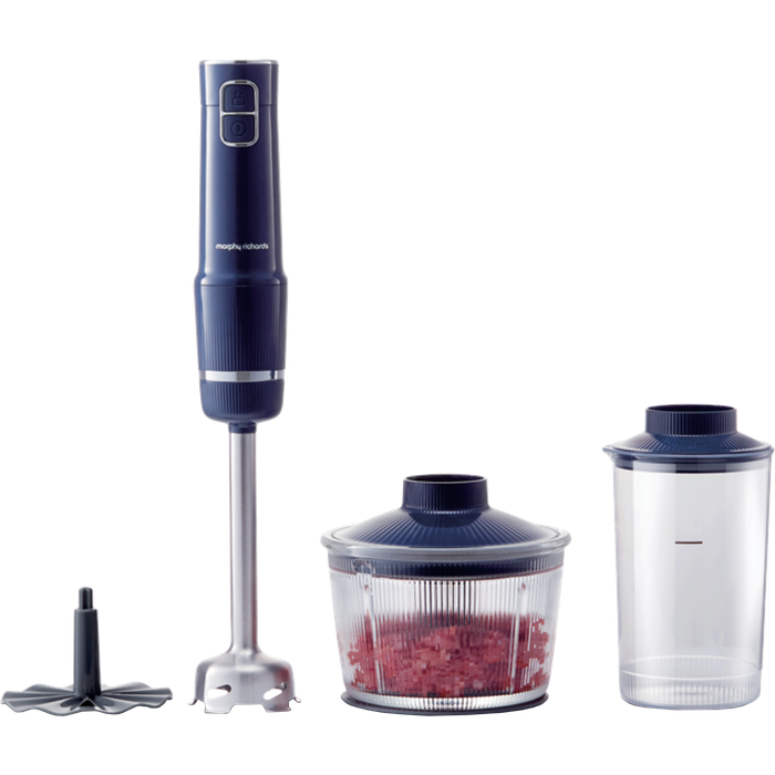 בלנדר מוט נטען Morphy Richards 48528  - צבע כחול אחריות עי היבואן הרשמי  
