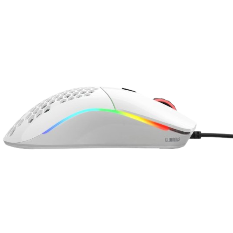 עכבר גיימינג חוטי Glorious Model O - צבע לבן שנתיים אחריות ע