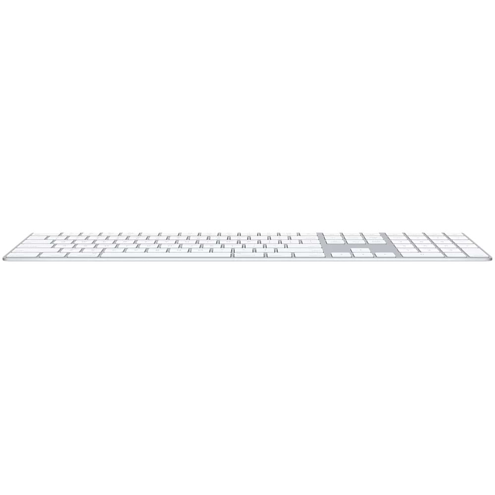 מקלדת אלחוטית Apple Magic Keyboard with Numeric Keypad  - צבע לבן שנה אחריות ע