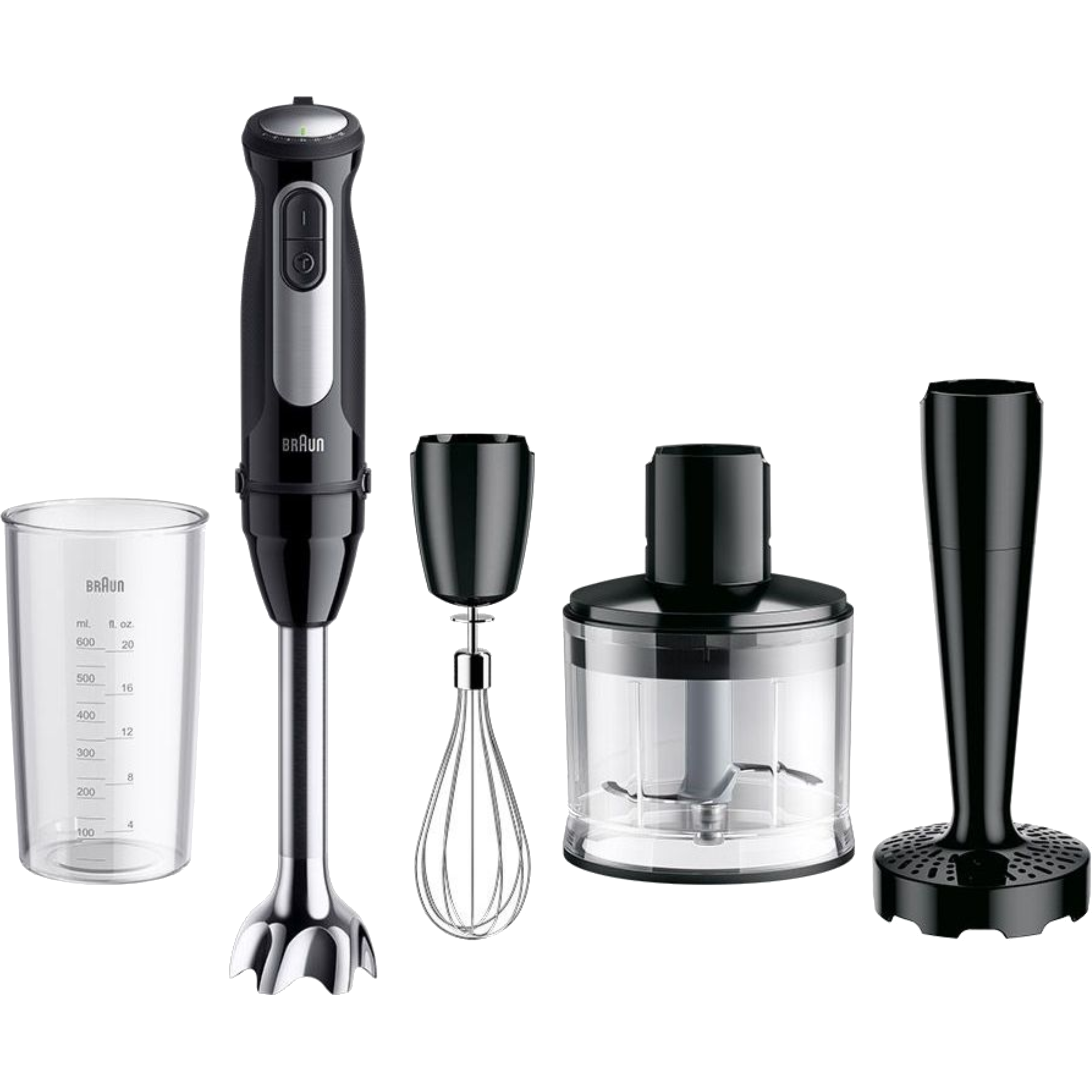 בלנדר מוט מנירוסטה Braun MQ55307NBK 1000W - שנתיים אחריות ע