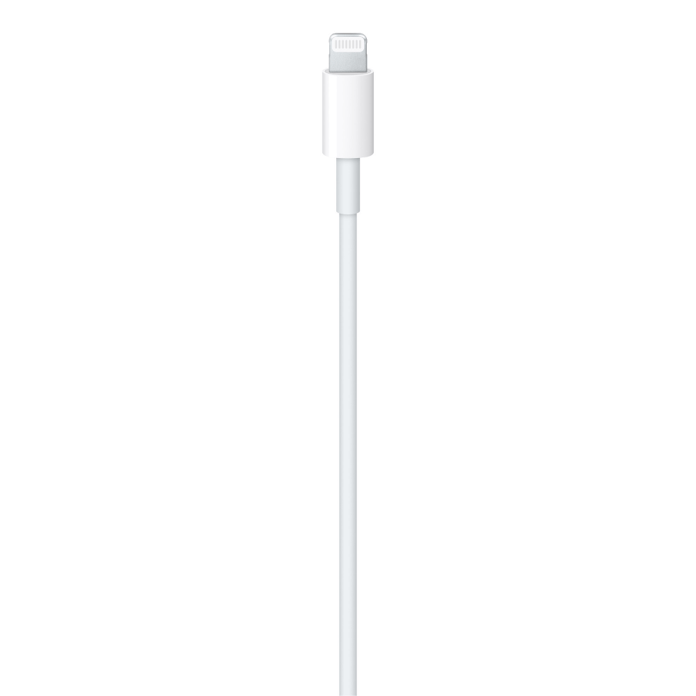 כבל סנכרון וטעינה באורך 2 מטרים USB-C לחיבור Apple Lightning - צבע לבן שנה אחריות ע