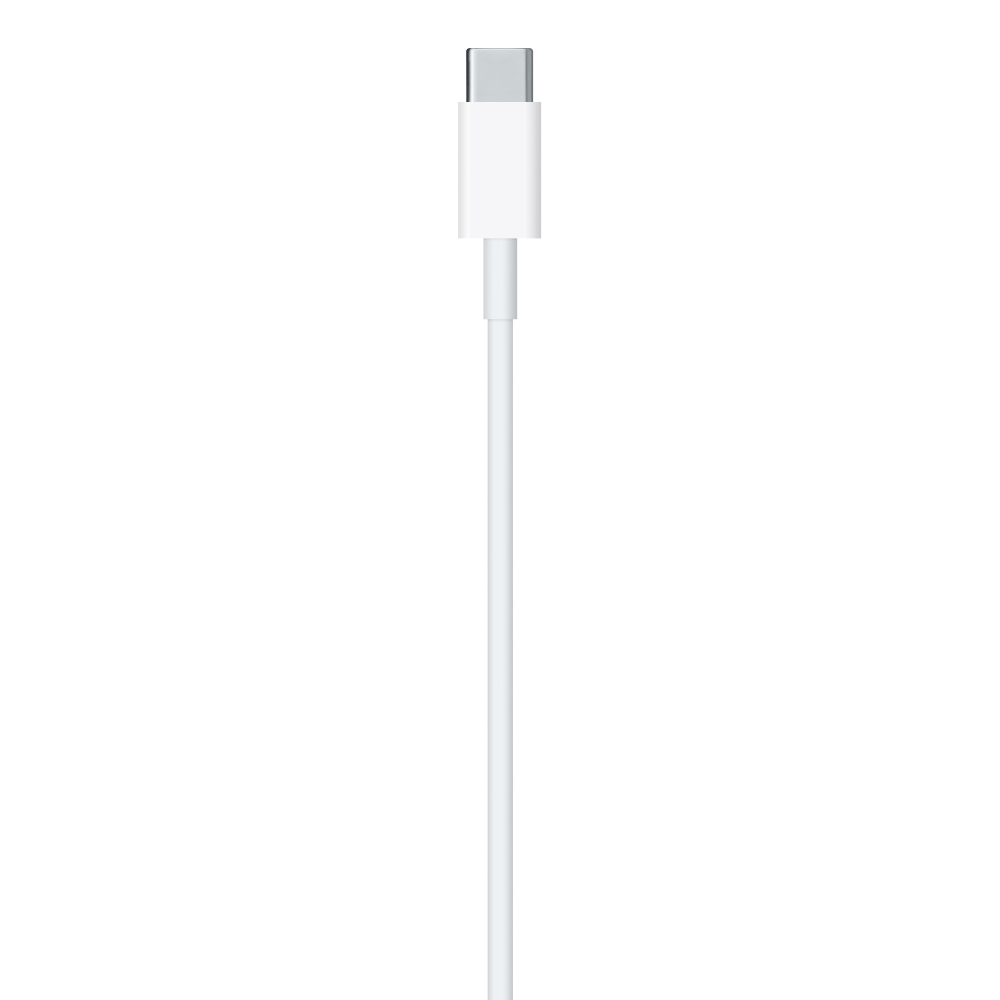 כבל סנכרון וטעינה באורך 2 מטרים USB-C לחיבור Apple Lightning - צבע לבן שנה אחריות ע