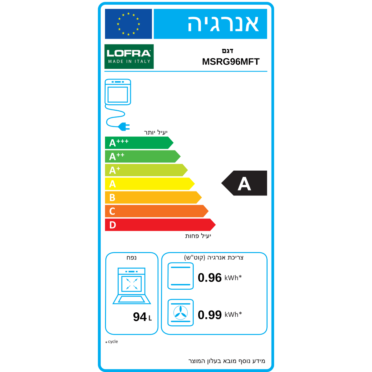 תנור משולב מקצועי 90 ס