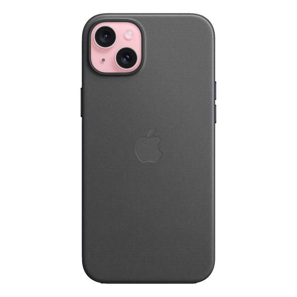 כיסוי לטלפון חכם Apple iPhone 15 Plus FineWoven MagSafe - צבע Black