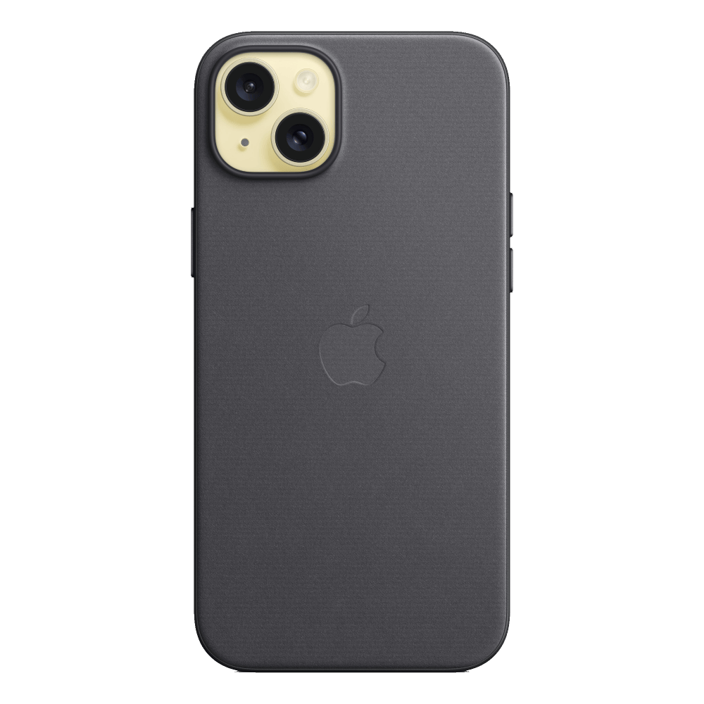 כיסוי לטלפון חכם Apple iPhone 15 Plus FineWoven MagSafe - צבע Black