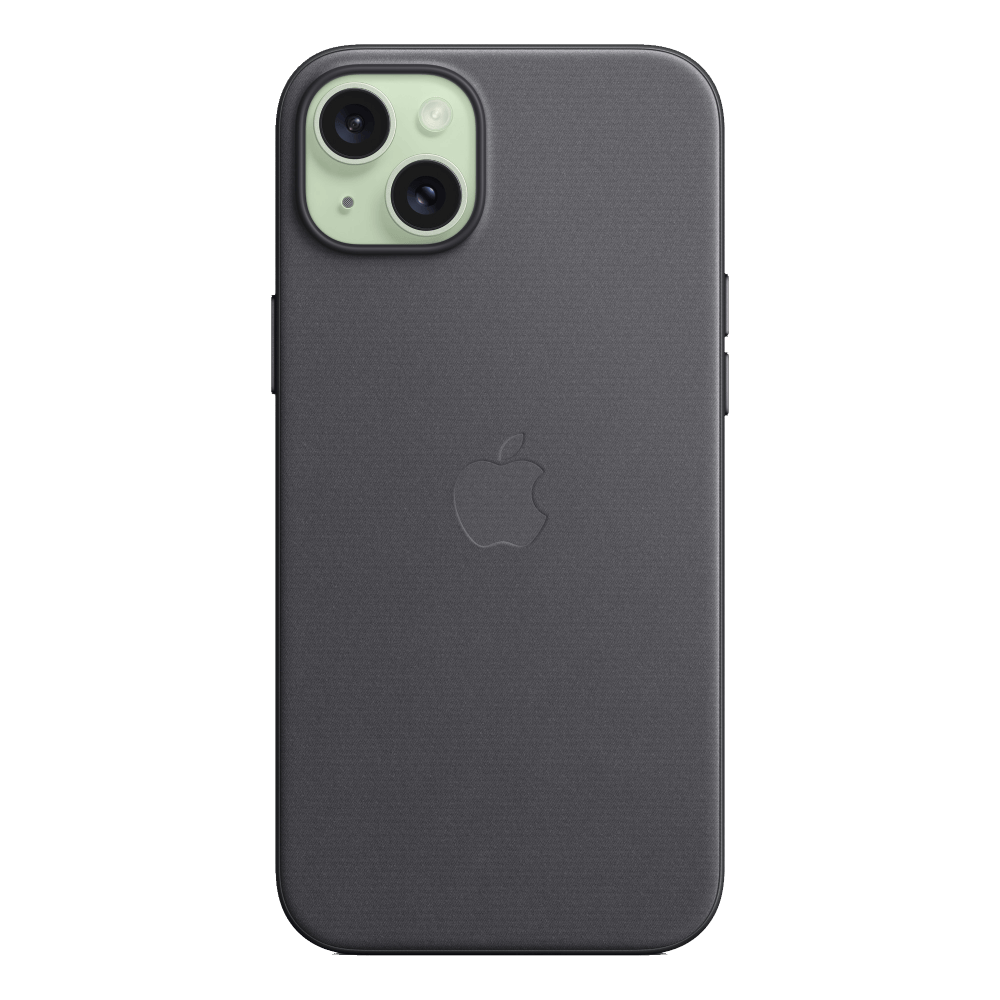 כיסוי לטלפון חכם Apple iPhone 15 Plus FineWoven MagSafe - צבע Black