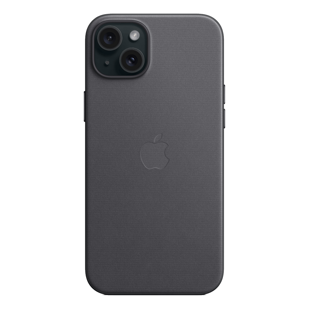 כיסוי לטלפון חכם Apple iPhone 15 Plus FineWoven MagSafe - צבע Black