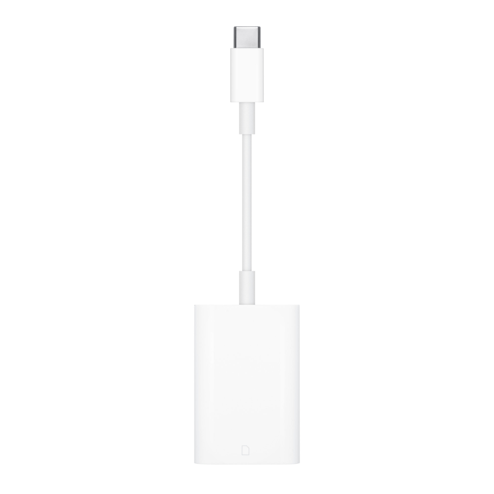 מתאם USB-C לחיבור SD מבית Apple - צבע לבן שנה אחריות ע