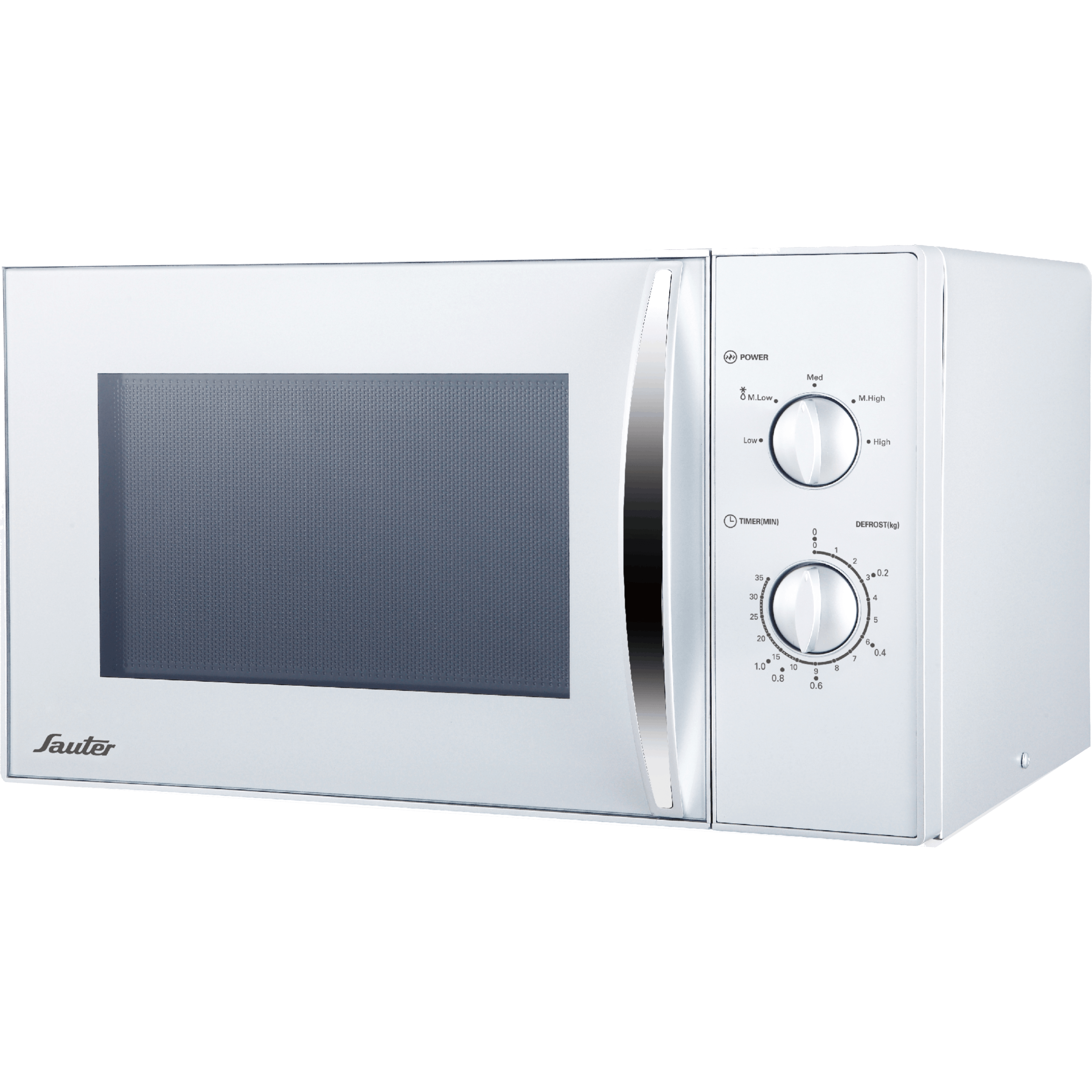 מציאות ועודפים - מיקרוגל מכני 23 ליטר Sauter MWS2380W - צבע לבן אחריות ע