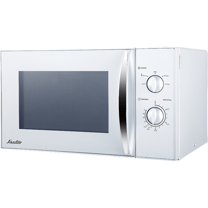 מציאות ועודפים - מיקרוגל מכני 23 ליטר Sauter MWS2380W - צבע לבן אחריות עי היבואן הרשמי 