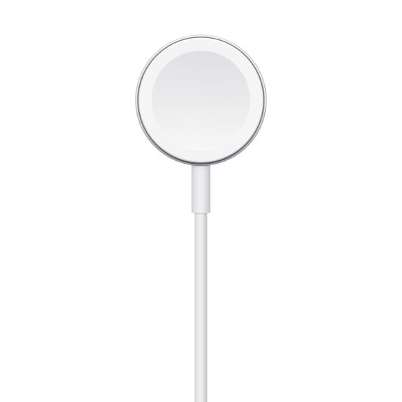 כבל הטענה אלחוטי Apple Watch Magnetic Charging Cable - צבע לבן שנה אחריות ע