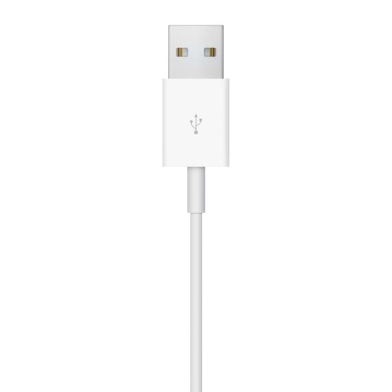 כבל הטענה אלחוטי Apple Watch Magnetic Charging Cable - צבע לבן שנה אחריות ע