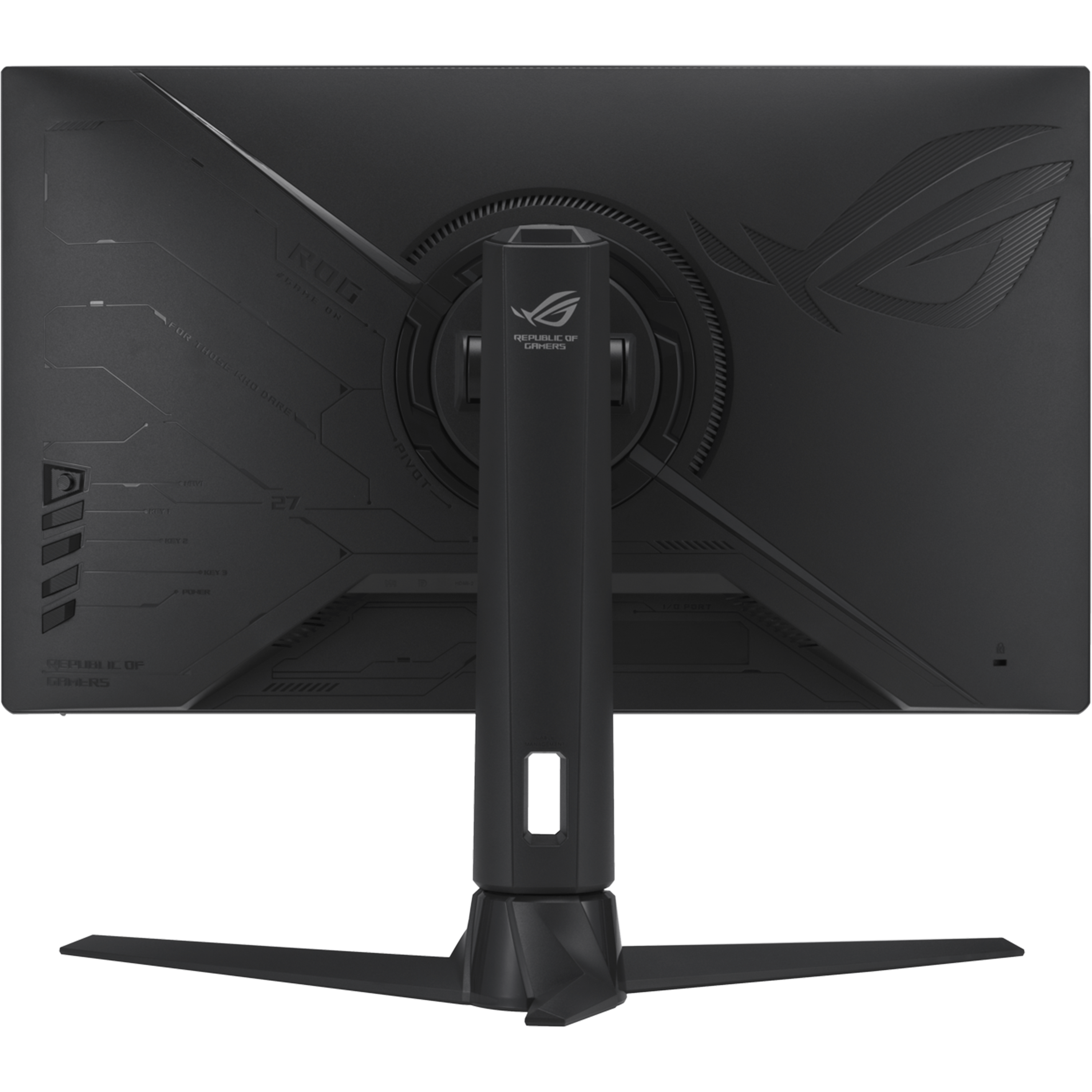 מסך מחשב גיימינג 27'' Asus ROG Strix XG27AQMR G-Sync Fast IPS WQHD 1ms 300Hz - צבע שחור שלוש שנות אחריות ע
