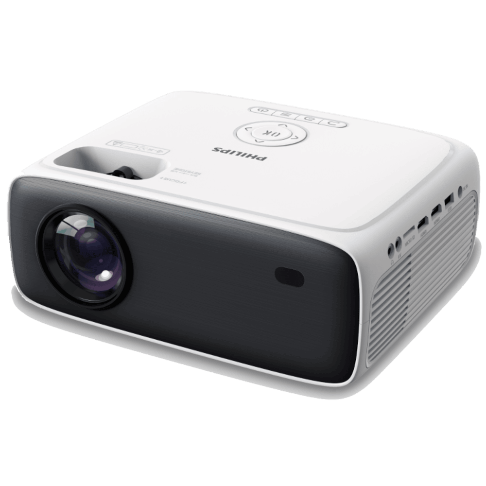 מקרן וידאו Philips NeoPix 200 FHD - צבע לבן שנה אחריות ע