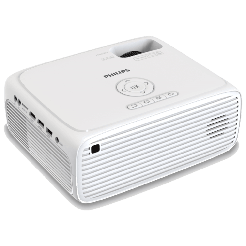 מקרן וידאו Philips NeoPix 200 FHD - צבע לבן שנה אחריות ע