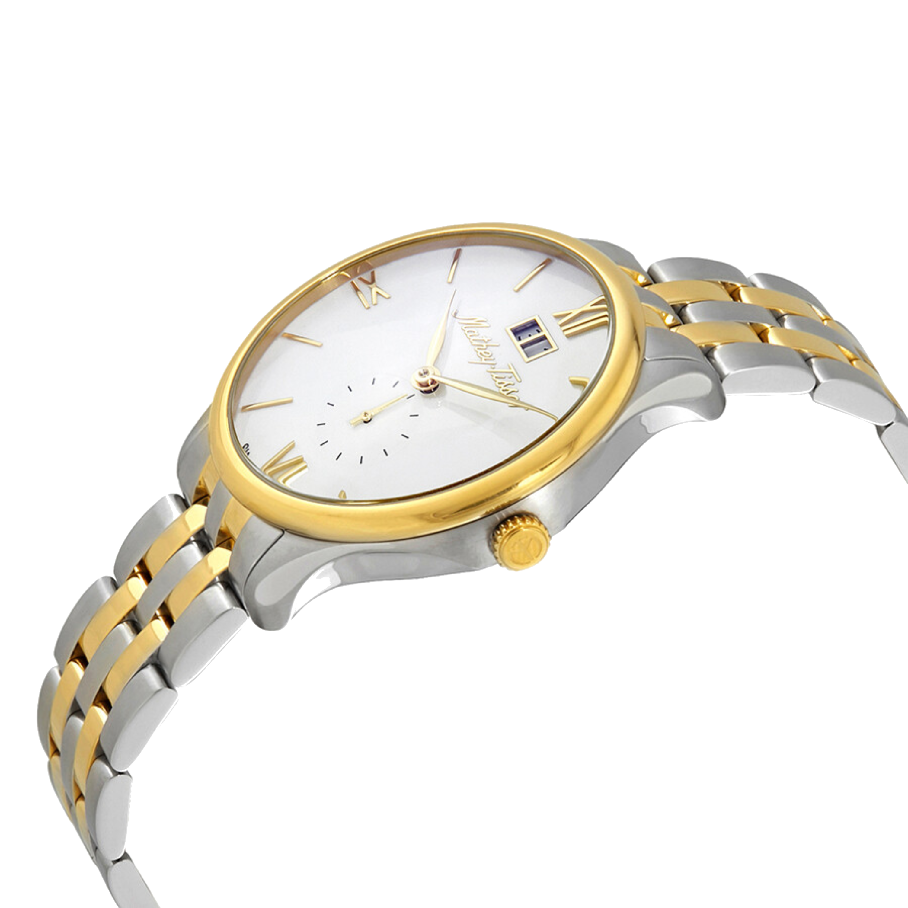 שעון יד לגבר Mathey Tissot H1886MBI 42mm צבע כסף/זהב/זכוכית ספיר - אחריות לשנתיים