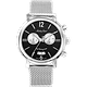 שעון יד לגבר Mathey Tissot H41CHMAN 41mm צבע כסף/שחור - אחריות לשנתיים