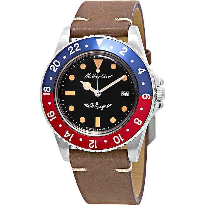 שעון יד לגבר Mathey Tissot H900ALR 40mm צבע חום - אחריות לשנה עי היבואן