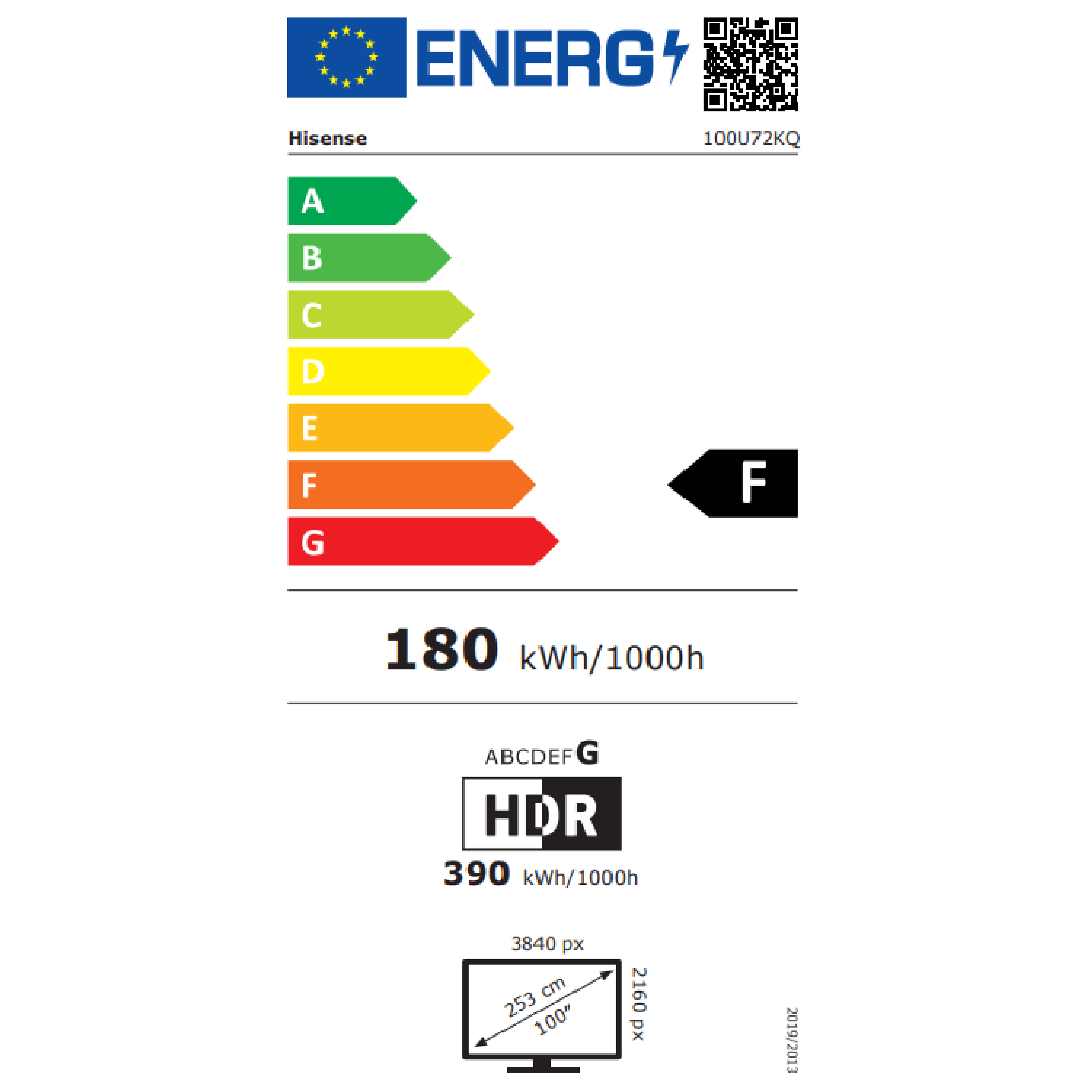 טלוויזיה חכמה Hisense 100