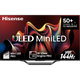 טלוויזיה חכמה Hisense 100" 100U72KQ Smart TV 4k Mini LED - שלוש שנים אחריות ע"י היבואן הרשמי