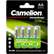 מארז רבעיית סוללות נטענות Camelion AA 2700 NI-MH