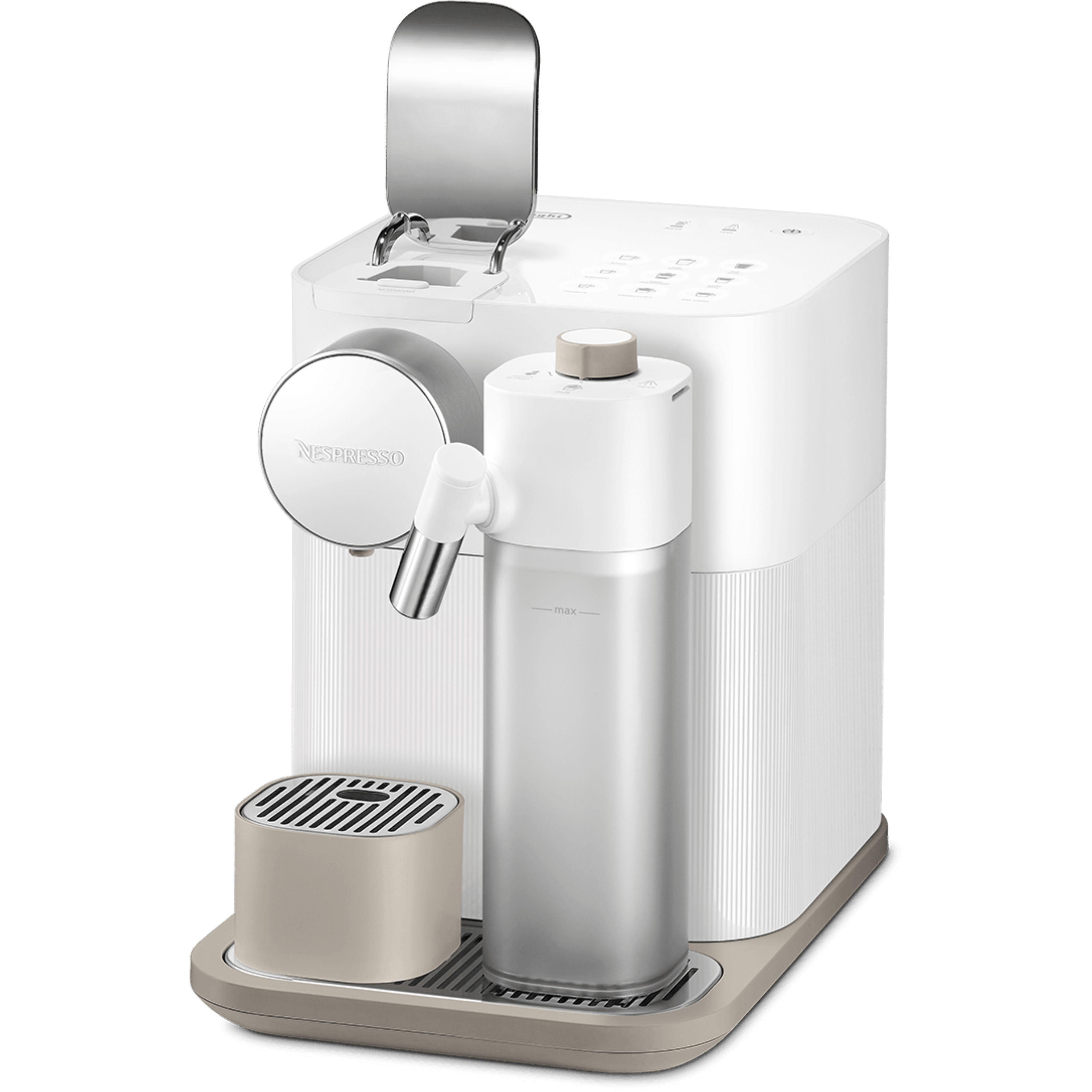 מכונת קפה נספרסו Nespresso Gran lattissima 2.0 F541 לבן - אחריות ע