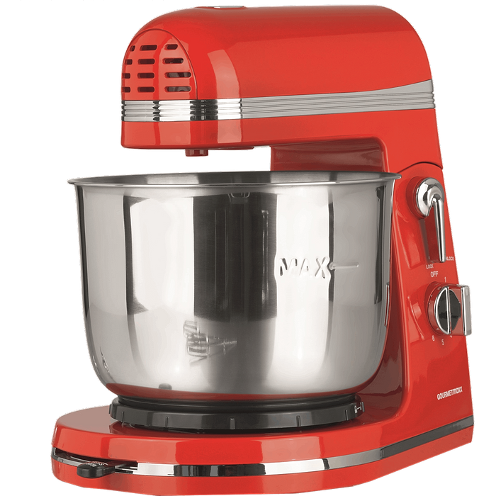 מיקסר חשמלי רטרו 3 ליטר Gourmet maxx 14409C0 - צבע אדום אחריות עי היבואן הרשמי 