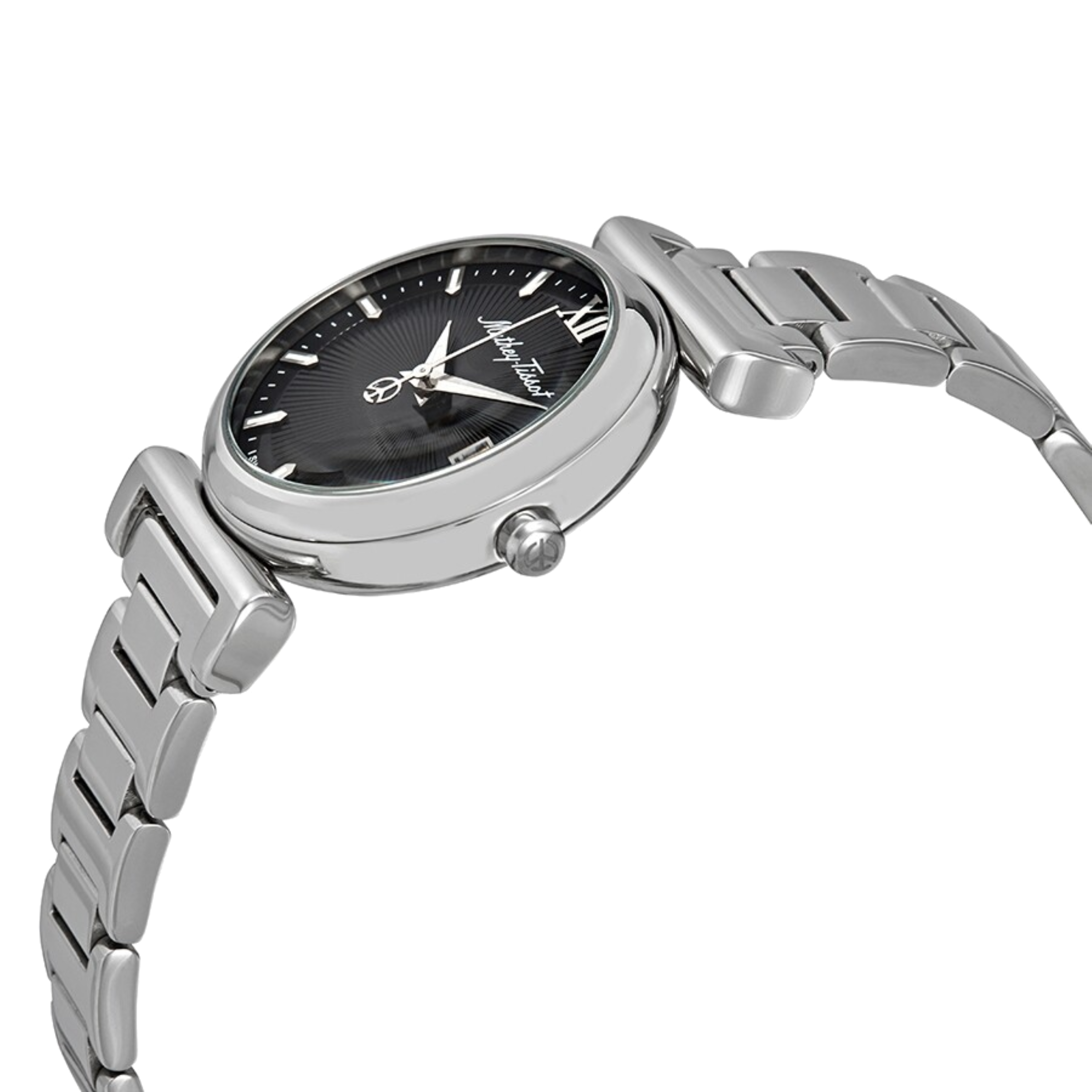 שעון יד לאישה Mathey Tissot D410AN 32mm צבע כסף/שחור/זכוכית ספיר - אחריות לשנתיים