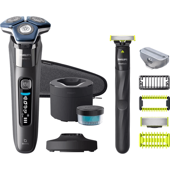מכונת גילוח חשמלית לשימוש יבש ורטוב Philips S7887/78 - אחריות עי היבואן הרשמי